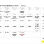 Developing an Event Marketing Calendar