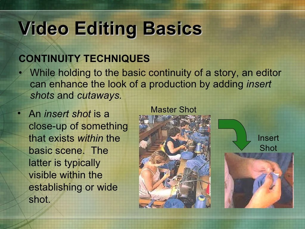 Video Editing Basics